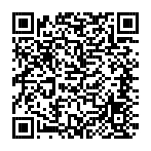 Ein schwarz-weißer QR-Code mit einem verschlüsselten Muster.