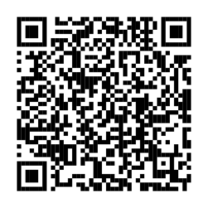 Ein QR-Code in schwarzweiß mit Quadratmustern in den Ecken.